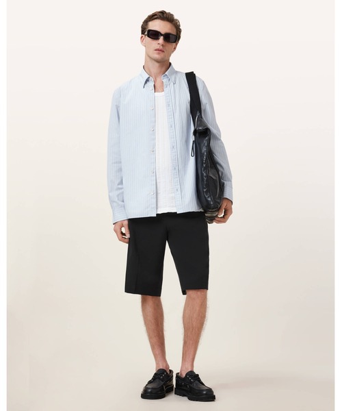 ALLSAINTS(オールセインツ)の「BAY TAILORED SHORTS | BAY テーラード ショーツ(その他パンツ・メンズ・ブラック・30/28/32/31)」の4枚目の写真