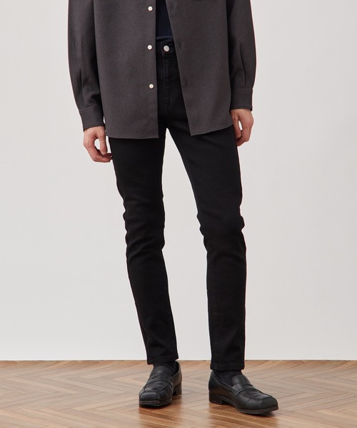 B.C STOCK(ベーセーストック)の「ストレッチデニムスキニーパンツ / ショート丈・ロング丈対応 【ZOZOTOWN限定アイテム】(デニムパンツ・メンズ・ブラック/ネイビー・XS-Short/XS-Regular/XS-Long/S-Short/S-Regular/S-Long/L-Short/L-Regular/L-Long/XL-Short/XL-Regular/XL-Long/M-Short/M-Regular/M-Long)」の1枚目の写真