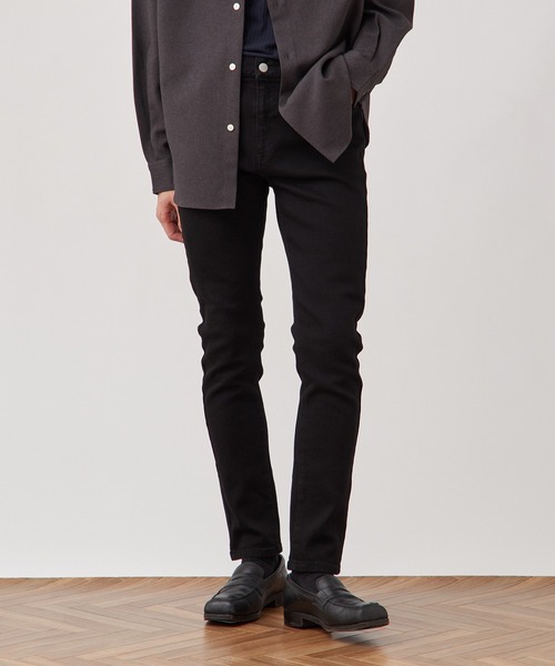 B.C STOCK(ベーセーストック)の「ストレッチデニムスキニーパンツ / ショート丈・ロング丈対応 【ZOZOTOWN限定アイテム】(デニムパンツ・メンズ・ブラック/ネイビー・XS-Short/XS-Regular/XS-Long/S-Short/S-Regular/S-Long/L-Short/L-Regular/L-Long/XL-Short/XL-Regular/XL-Long/M-Short/M-Regular/M-Long)」の4枚目の写真
