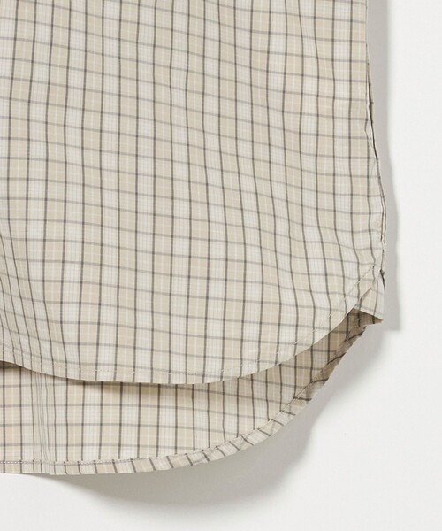 DANTON（ダントン）の「＜DANTON＞コットン ポプリン チェックシャツ（シャツ/ブラウス・メンズ・ネイビー/ベージュ・40/38）」の6枚目の写真