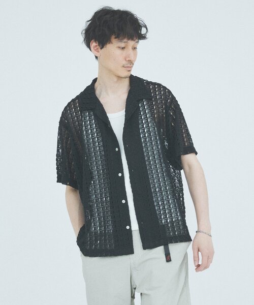 ZAFUL アブストラクト バケーション 半袖 シャツ【送料込み】 CLEL】2Way Multi Pattern Drape Short Sleeve Shirt/2way 花柄