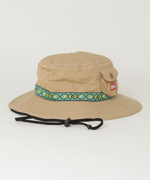CHUMS(チャムス)の「【CHUMS】Kid's Fes Hat(ハット・キッズ・ベージュ・FREE)」の1枚目の写真