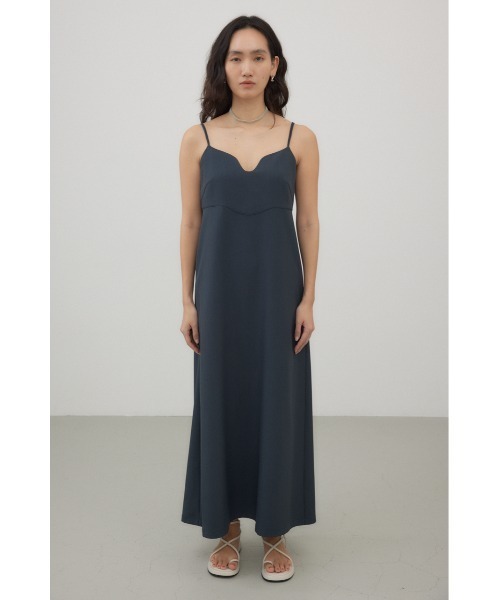 crie conforto（クリーコンフォルト）の「バックオープンベルトキャミワンピース（ワンピース・レディース・ブラウン/チャコールグレー・FREE）」の19枚目の写真