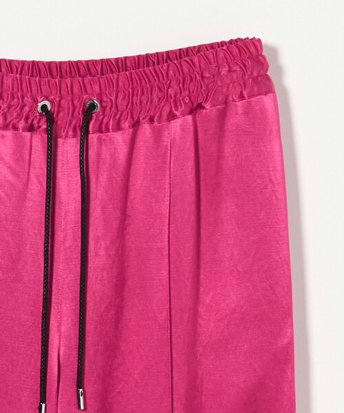 CINOH（チノ）の「＜CINOH＞サテン リラックス パンツ（その他パンツ・レディース・ピンク/ブラック・38/36）」の9枚目の写真