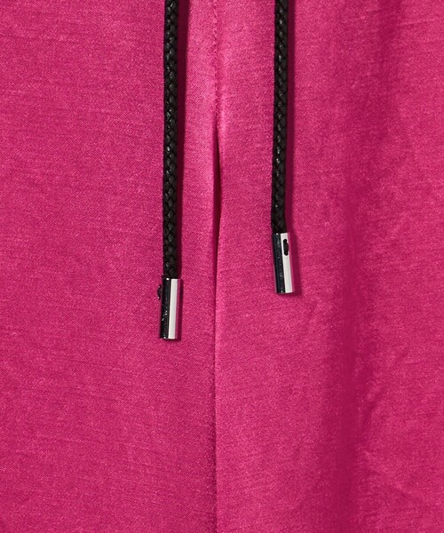 CINOH（チノ）の「＜CINOH＞サテン リラックス パンツ（その他パンツ・レディース・ピンク/ブラック・38/36）」の4枚目の写真