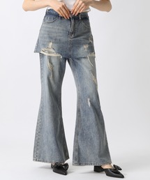 FOREVER 21 | 【2025SS】レイヤードデニムパンツ(デニムパンツ)