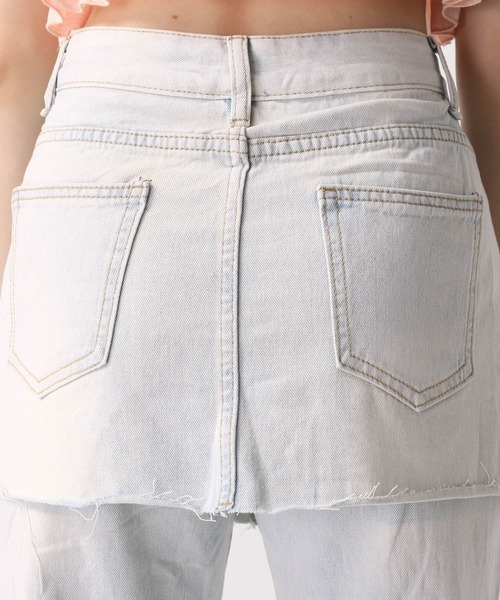 FOREVER 21（フォーエバー トゥエンティーワン）の「【2025SS】レイヤードデニムパンツ（デニムパンツ・レディース・ブルー/ブルー系その他・MEDIUM/SMALL）」の13枚目の写真