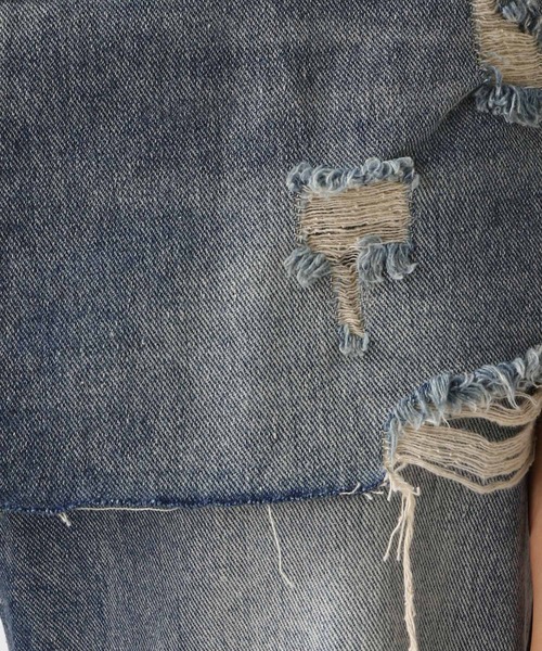 FOREVER 21（フォーエバー トゥエンティーワン）の「【2025SS】レイヤードデニムパンツ（デニムパンツ・レディース・ブルー/ブルー系その他・MEDIUM/SMALL）」の21枚目の写真