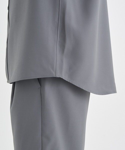 ATTACHMENT（アタッチメント）の「【ATTACHMENT/アタッチメント】別注 PE CONPACT TWILL W POCKET S/S SHIRT/セットアップ対応（シャツ/ブラウス・メンズ・グレー/ブラック・1/2/3）」の21枚目の写真