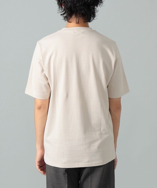 BRILLA per il gusto(ブリッラペルイルグースト)の「コットン ボーダー Tシャツ(Tシャツ/カットソー・メンズ・ベージュ/ネイビー・L/XL/S/M)」の11枚目の写真