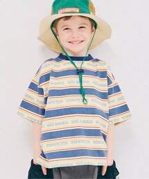 p.premier | 【セットアップ可】夏だいすきロゴボーダーTシャツ(Tシャツ/カットソー)