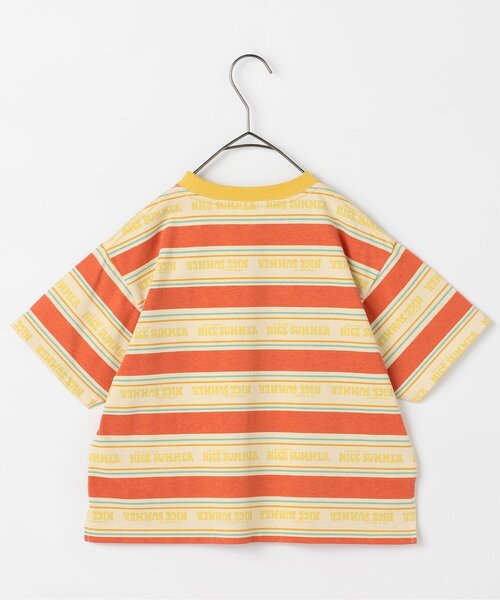 p.premier（ピードットプルミエ）の「【セットアップ可】夏だいすきロゴボーダーTシャツ（Tシャツ/カットソー・キッズ・ブルー/サックスブルー/レッド・100/80/140/130/120/110/90）」の20枚目の写真