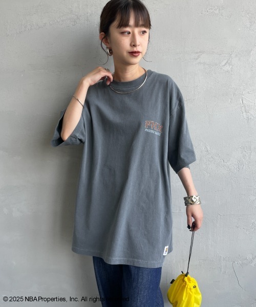 OFF THE COURT by NBA（オフザコートバイエヌビーエー）の「[OFF THE COURT by NBA/オフ・ザ・コート バイ NBA] 別注 プリントＴシャツ（Tシャツ/カットソー・レディース・I/B/G/A/H/E/F/C/D・S/M/L/XL）」の16枚目の写真
