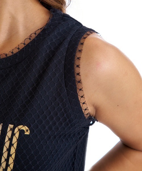 BILLABONG(ビラボン)の「BILLABONG レディース LACE LAYERED TANK TOP タンクトップ 【2025年夏モデル】/ビラボンレイヤードタンクトップ(タンクトップ・レディース・ブラック系その他/ブラック/ホワイト・MEDIUM)」の11枚目の写真