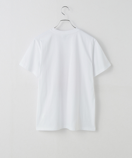 U by SPICK&SPAN(ユーバイスピックアンドスパン)の「GANNI / ガニー Basic Jersey Cherry Relaxed Tシャツ(Tシャツ/カットソー・レディース・ホワイト・FREE)」の10枚目の写真