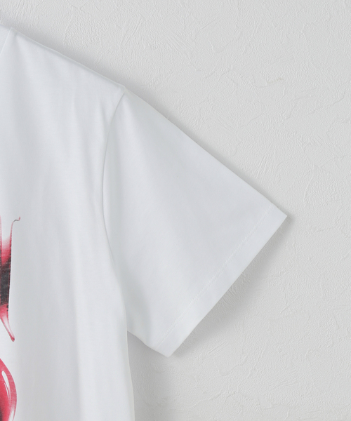 U by SPICK&SPAN(ユーバイスピックアンドスパン)の「GANNI / ガニー Basic Jersey Cherry Relaxed Tシャツ(Tシャツ/カットソー・レディース・ホワイト・FREE)」の9枚目の写真