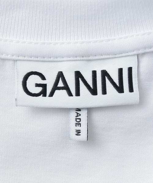 U by SPICK&SPAN(ユーバイスピックアンドスパン)の「GANNI / ガニー Basic Jersey Cherry Relaxed Tシャツ(Tシャツ/カットソー・レディース・ホワイト・FREE)」の8枚目の写真