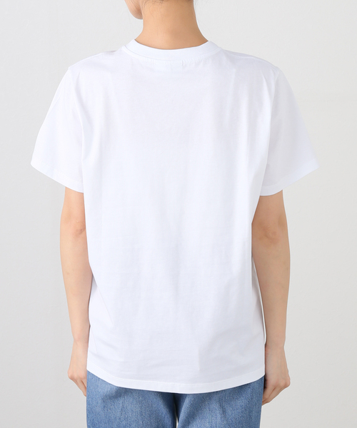 U by SPICK&SPAN(ユーバイスピックアンドスパン)の「GANNI / ガニー Basic Jersey Cherry Relaxed Tシャツ(Tシャツ/カットソー・レディース・ホワイト・FREE)」の3枚目の写真
