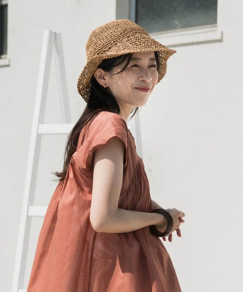 URBAN RESEARCH DOORS（アーバンリサーチドアーズ）の「ペーパーキリカエバケハ（ハット・レディース・ベージュ/ナチュラル・ONE）」の2枚目の写真