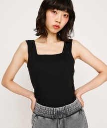 SLY(XC)SQUARE NECK CUP IN TANK XNGAlbN JbvC ^N ĕ m[X[u(^Ngbv)
