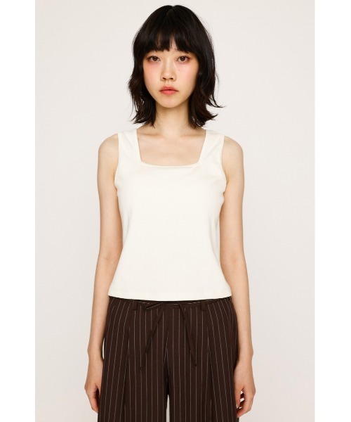 セール】SQUARE NECK CUP IN TANK スクエアネック カップイン