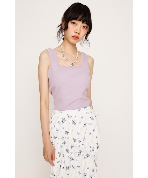 SQUARE NECK CUP IN TANK スクエアネック カップイン タンク