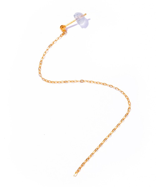 les bonbon(ルボンボン)の「【les bonbon】blazing long pierce/ブレイジング ロング ピアス(ピアス(両耳用)・レディース・イエローゴールド・FREE)」の5枚目の写真