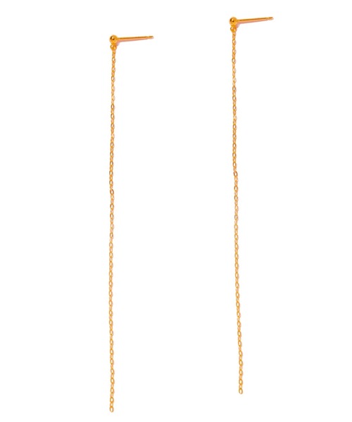 les bonbon(ルボンボン)の「【les bonbon】blazing long pierce/ブレイジング ロング ピアス(ピアス(両耳用)・レディース・イエローゴールド・FREE)」の3枚目の写真