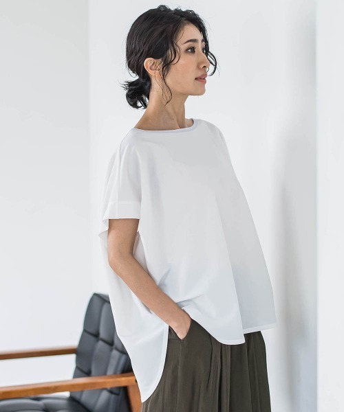 WEB限定】ゆったりシルエットカットソー≪洗濯機で洗える≫（T