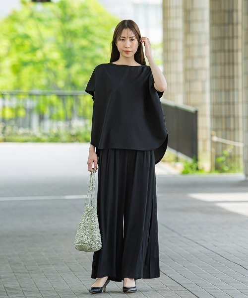 【WEB限定】ゆったりシルエットカットソー≪洗濯機で洗える≫ WEB限定】ゆったりシルエットカットソー≪洗濯機で洗える≫（T