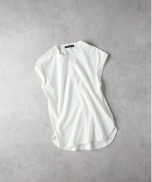 【HONEYSUCKLE ROSE】【汗染み防止/接触冷感/UVカット】「汗染み防止」ノースリーブTシャツ