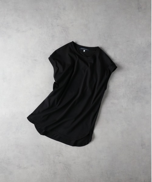 Right-on（ライトオン）の「【HONEYSUCKLE ROSE】【汗染み防止/接触冷感/UVカット】「汗染み防止」ノースリーブTシャツ（タンクトップ・レディース・ブラック/ベージュ/オフホワイト・L/M）」の6枚目の写真