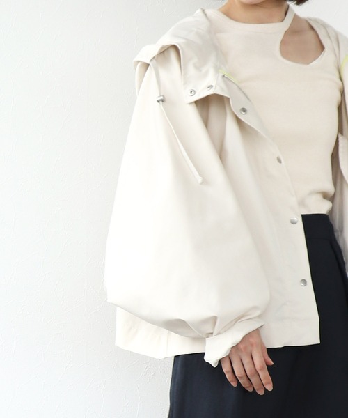 Jines（ジネス）の「ドルマンマウンテンパーカー（マウンテンパーカー・レディース・アイボリー・38）」の7枚目の写真