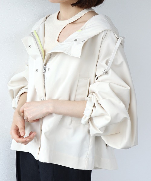 Jines（ジネス）の「ドルマンマウンテンパーカー（マウンテンパーカー・レディース・アイボリー・38）」の5枚目の写真