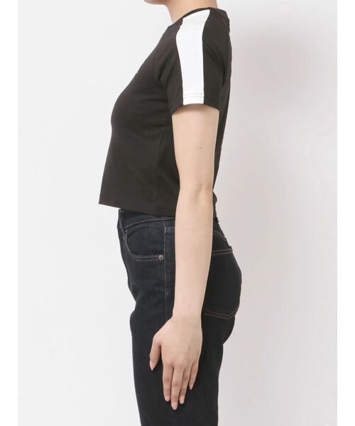 PUMA(プーマ)の「【PUMA】T7ベイビーTシャツ(Tシャツ/カットソー・レディース・ホワイト/チャコールグレー・FREE)」の9枚目の写真