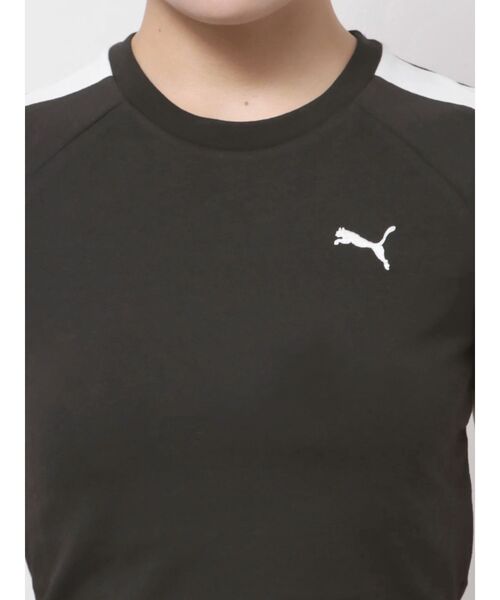 PUMA(プーマ)の「【PUMA】T7ベイビーTシャツ(Tシャツ/カットソー・レディース・ホワイト/チャコールグレー・FREE)」の11枚目の写真