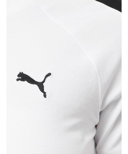 PUMA(プーマ)の「【PUMA】T7ベイビーTシャツ(Tシャツ/カットソー・レディース・ホワイト/チャコールグレー・FREE)」の16枚目の写真