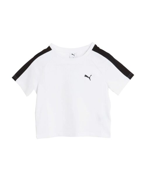PUMA(プーマ)の「【PUMA】T7ベイビーTシャツ(Tシャツ/カットソー・レディース・ホワイト/チャコールグレー・FREE)」の18枚目の写真