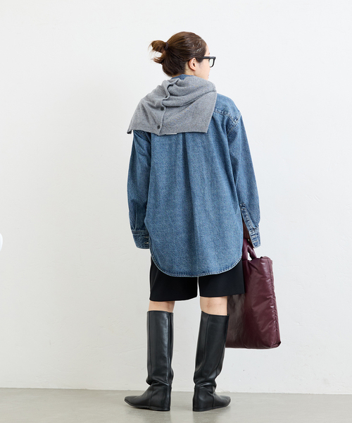 Levi's（リーバイス）の「《追加》別注【LEVI'S(R)/リーバイス(R)】THE EVERYDAY SHIRTS：シャツ（シャツ/ブラウス・レディース・ブルー・MEDIUM/X-SMALL）」の12枚目の写真