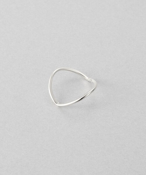 Jouete（ジュエッテ）の「[レイヤー] K10WG リング マルチシェイプ（リング・レディース・ホワイトゴールド・15号/9号/11号/13号）」の2枚目の写真