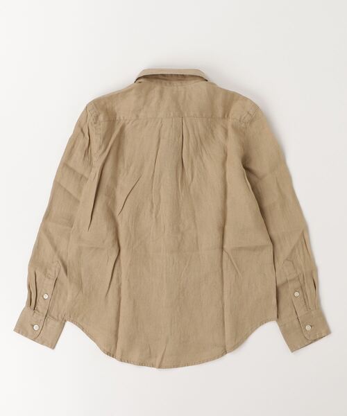 POLO RALPH LAUREN CHILDRENSWEAR（ポロ ラルフ ローレン チルドレンズウェア）の「リネン シャツ（シャツ/ブラウス・キッズ・ブラウン系5・XL/S/M/L）」の2枚目の写真
