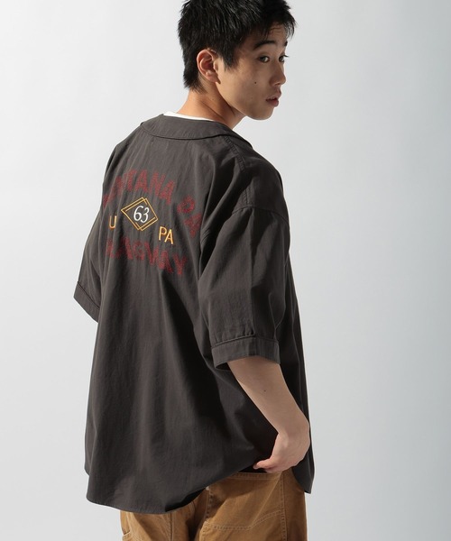 niko and...（ニコアンド）の「刺繍ベースボールシャツ（シャツ/ブラウス・メンズ・カーキ/チャコール/ベージュ・MEDIUM/LARGE）」の16枚目の写真