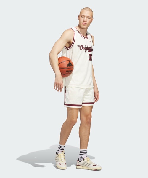 adidas（アディダス）の「OG Jersey / ジャージ タンクトップ アディダスオリジナルス adidas Originals（タンクトップ・メンズ・ホワイト/グリーン・XX-LARGE/3XL/LARGE/MEDIUM/SMALL/X-LARGE/X-SMALL）」の8枚目の写真