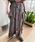AmeriiAj́uMEDI TROMPE LfOEIL RUFFLE SLIT SKIRTiXJ[gjvbubN