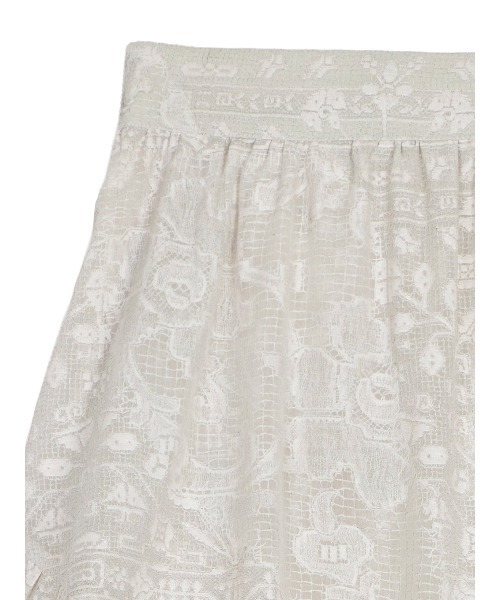 MEDI TROMPE L'OEIL RUFFLE SLIT SKIRT（スカート）｜Ameri