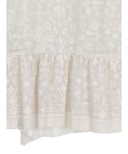 MEDI TROMPE L'OEIL RUFFLE SLIT SKIRT（スカート）｜Ameri
