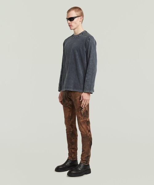 G-STAR(ジースター)の「AIRBLAZE 3D SKINNY JEANS/ヴィンテージライク立体裁断フィッシングウェアディテールスキニージーンズ(デニムパンツ・メンズ・ブラウン系その他・28/30/29/30/30/30/32/30/33/30/31/30/34/30)」の5枚目の写真