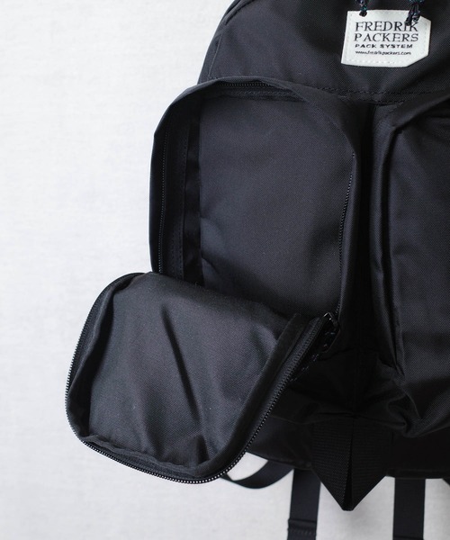 FREDRIK PACKERS(フレドリックパッカーズ)の「【FREDRIK PACKERS】420D TWINS BACK PACK 420デニール ツイン バックパック A4サイズ収納可能 マザーズバッグ(バックパック/リュック・レディース・ブラック/カーキ/オリーブ・FREE)」の14枚目の写真