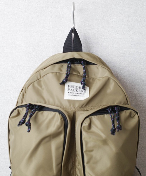 FREDRIK PACKERS(フレドリックパッカーズ)の「【FREDRIK PACKERS】420D TWINS BACK PACK 420デニール ツイン バックパック A4サイズ収納可能 マザーズバッグ(バックパック/リュック・レディース・ブラック/カーキ/オリーブ・FREE)」の17枚目の写真