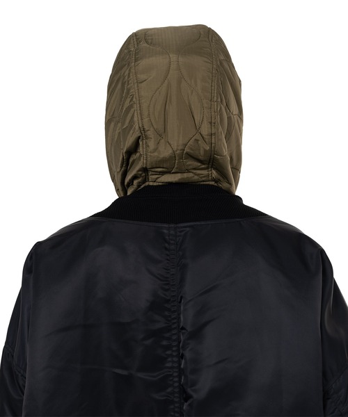 Extended Placket Hood Flight Jacket（ブルゾン）｜Maison MIHARA